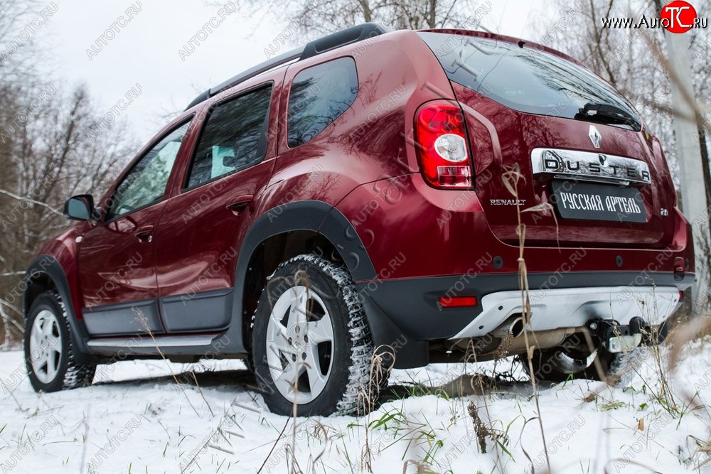 7 999 р. Диффузор заднего бампера RA Renault Duster HS дорестайлинг (2010-2015)  с доставкой в г. Набережные‑Челны