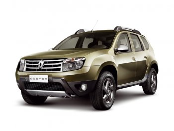 5 999 р. Передний бампер Стандартный (с отверстиями под ПТФ)  Renault Duster  HS (2010-2015) дорестайлинг (Неокрашенный)  с доставкой в г. Набережные‑Челны. Увеличить фотографию 1