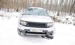 899 р. Реснички на фары DM-Style Renault Duster HS рестайлинг (2015-2021) (Неокрашенные)  с доставкой в г. Набережные‑Челны. Увеличить фотографию 3