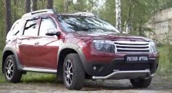 2 179 р. Защитная сетка решетки переднего бампера (c дхо и обвесом) РА  Renault Duster  HS (2010-2015) дорестайлинг  с доставкой в г. Набережные‑Челны. Увеличить фотографию 3