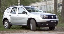 2 189 р. Защитная сетка решетки переднего бампера (с дхо без обвеса) РА Renault Duster HS дорестайлинг (2010-2015)  с доставкой в г. Набережные‑Челны. Увеличить фотографию 2