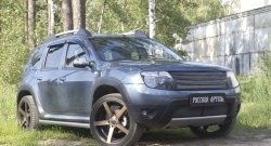 2 199 р. Защитная сетка решетки переднего бампера (с обвесом без дхо) РА  Renault Duster  HS (2010-2015) дорестайлинг  с доставкой в г. Набережные‑Челны. Увеличить фотографию 2