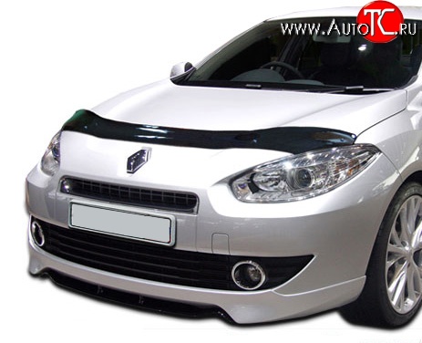 2 799 р. Дефлектор капота NovLine Renault Fluence дорестайлинг (2010-2012)  с доставкой в г. Набережные‑Челны