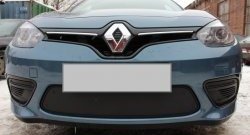 1 469 р. Сетка на бампер Russtal (черная)  Renault Fluence (2010-2012) дорестайлинг  с доставкой в г. Набережные‑Челны. Увеличить фотографию 3