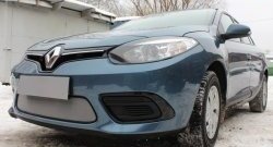 1 539 р. Сетка на бампер Russtal (хром)  Renault Fluence (2010-2012) дорестайлинг  с доставкой в г. Набережные‑Челны. Увеличить фотографию 2