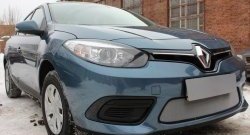 1 539 р. Сетка на бампер Russtal (хром)  Renault Fluence (2010-2012) дорестайлинг  с доставкой в г. Набережные‑Челны. Увеличить фотографию 3