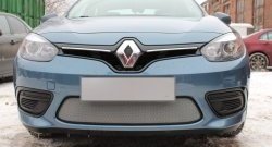 Сетка на бампер Russtal (хром) Renault (Рено) Fluence (Флюэнс) (2010-2012) дорестайлинг