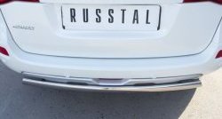 18 549 р. Защита заднего бампера (Ø75x42 мм, нержавейка) Russtal Renault Koleos Phase 1 (2007-2011)  с доставкой в г. Набережные‑Челны. Увеличить фотографию 4