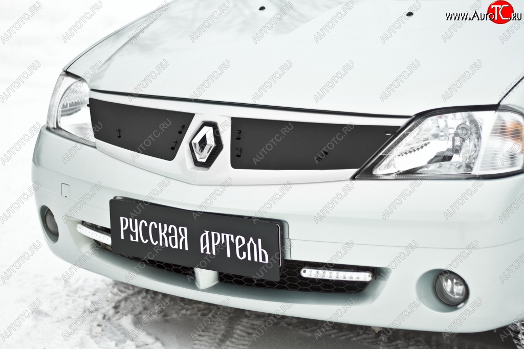 879 р. Зимняя заглушка решетки радиатора РА  Renault Logan  1 (2004-2010) дорестайлинг  с доставкой в г. Набережные‑Челны