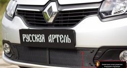 2 099 р. Защитная сетка в нижнюю часть бампера RA  Renault Logan  2 (2014-2018) дорестайлинг  с доставкой в г. Набережные‑Челны. Увеличить фотографию 6