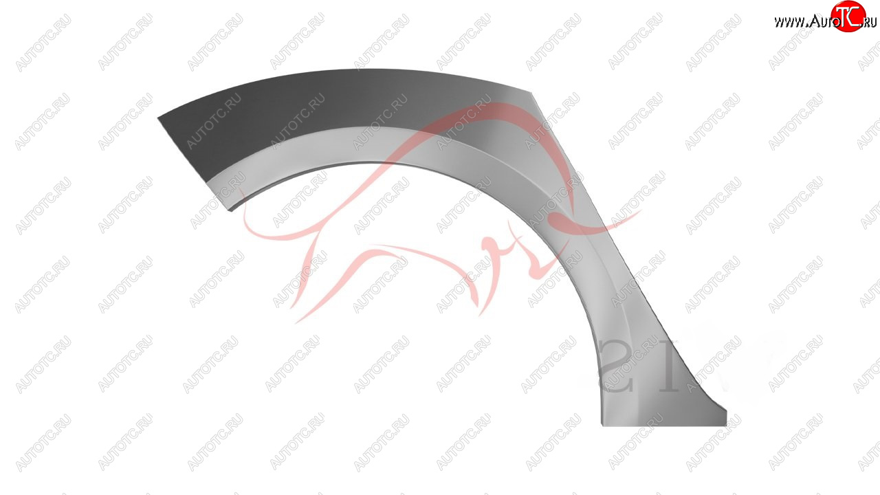 2 189 р. Правая задняя ремонтная арка (внешняя) Wisentbull Renault Megane универсал  дорестайлинг (2016-2024)  с доставкой в г. Набережные‑Челны