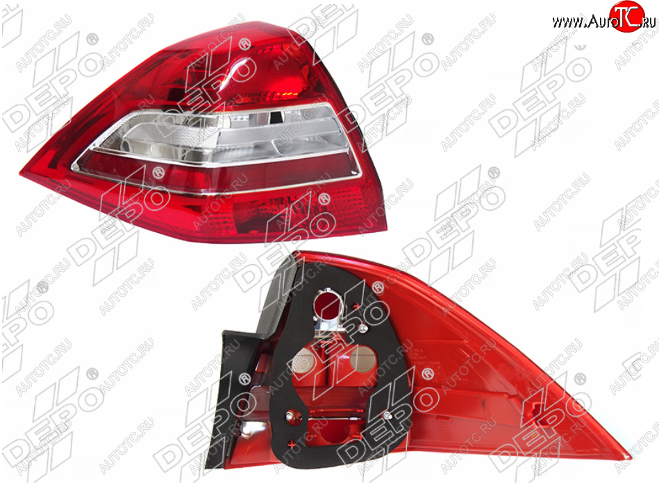 7 549 р. Левый фонарь задний DEPO  Renault Megane  седан (2006-2009)  рестайлинг  с доставкой в г. Набережные‑Челны