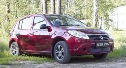 2 089 р. Защитная сетка решетки переднего бампера РА  Renault Sandero  (BS) (2009-2014)  с доставкой в г. Набережные‑Челны. Увеличить фотографию 3