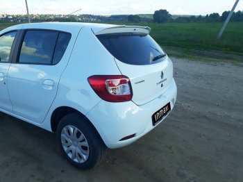 6 499 р. Спойлер INMAX Renault Sandero Stepway (B8) дорестайлинг (2014-2018) (неокрашенный)  с доставкой в г. Набережные‑Челны. Увеличить фотографию 12