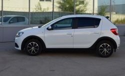 3 699 р. Комплект накладок на арки KART RS NEW Renault Sandero (B8) дорестайлинг (2014-2018) (Неокрашенные)  с доставкой в г. Набережные‑Челны. Увеличить фотографию 5