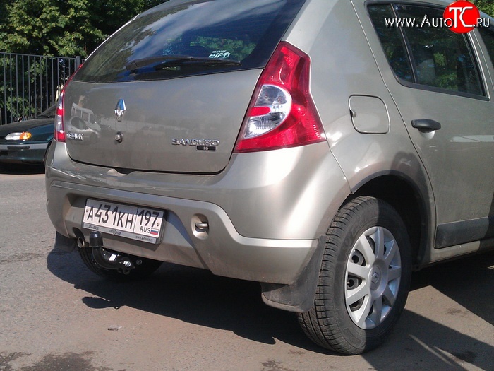 10 799 р. Фаркоп (хетчбек) NovLine Renault Sandero (BS) (2009-2014)  с доставкой в г. Набережные‑Челны