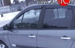 Дефлекторы окон (ветровики) Novline 4 шт Renault Scenic 2 (2003-2009)