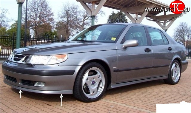 7 099 р. Накладка Sport на передний бампер SAAB 9-5 YS3E cедан дорестайлинг (1997-2001)  с доставкой в г. Набережные‑Челны