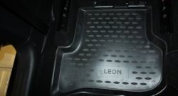 2 179 р. Коврики в салон Element 4 шт. (полиуретан) Seat Leon 1P хэтчбэк 5 дв. дорестайлинг (2005-2009)  с доставкой в г. Набережные‑Челны. Увеличить фотографию 3