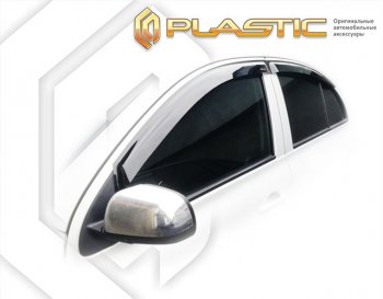 Дефлектора окон CA-Plastic Nissan (Нисан) March (Марч)  4 K13,NK13 (2010-2025) 4 K13,NK13 хэтчбэк 5 дв. правый руль дорестайлинг, хэтчбэк 5 дв. правый руль рестайлинг