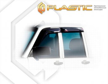 Дефлектора окон CA-Plastic Уаз (uaz) Патриот (Patriot)  23632 (2014-2025) 23632 1 рестайлинг пикап, 2-ой рестайлинг пикап