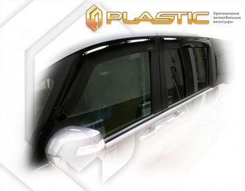 2 289 р. Дефлектора окон CA-Plastic  Honda StepWagon  5 RP1,RP2, RP3, RP4, RP5 (2017-2022)  минивэн рестайлинг (серия Classic полупрозрачный)  с доставкой в г. Набережные‑Челны. Увеличить фотографию 2