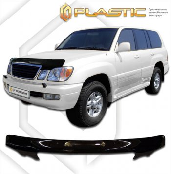 Дефлектор капота (exclusive) CA-Plastic Toyota (Тойота) Land Cruiser Cygnus (Лэнд)  j100 (1998-2003) j100 дорестайлинг