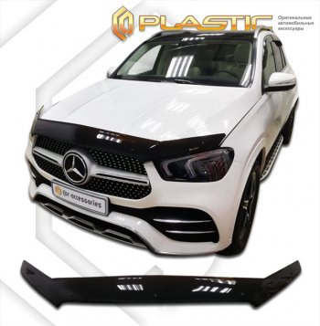 Дефлектор капота (exclusive) CA-Plastic Mercedes-Benz (Мерседес-Бенс) GLE class (ГЛЕ)  W167 (2018-2024) W167