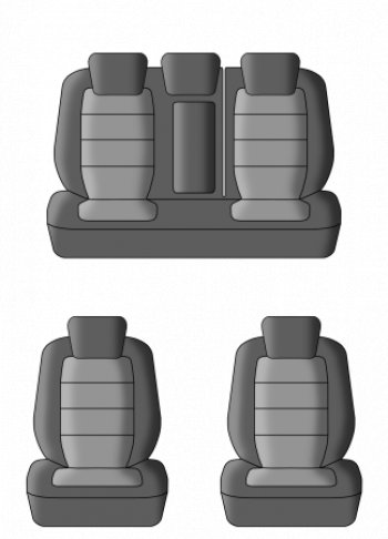 6 499 р. Чехлы сидений (жаккард, 60/40, раздельная задняя спинка, подлокотник, 3Г-образ.подголовника) Lord Autofashion Дублин Renault Arkana (2019-2025) (Чёрный, Ёж красный)  с доставкой в г. Набережные‑Челны. Увеличить фотографию 3