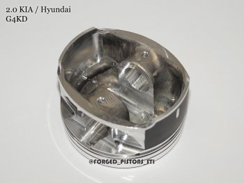 17 999 р. Поршни (KIA, Hyundai 2,0 G4KD под кольца 1,2/1,2/2,0) СТИ Hyundai Elantra HD (2006-2011) (диаметр поршня: 86,00 мм)  с доставкой в г. Набережные‑Челны. Увеличить фотографию 2