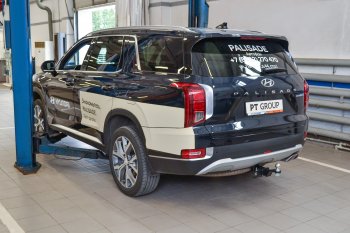 17 999 р. Фаркоп (быстросъемный квадрат) Petroil Tuning Hyundai Palisade LX2 (2018-2022)  с доставкой в г. Набережные‑Челны. Увеличить фотографию 2