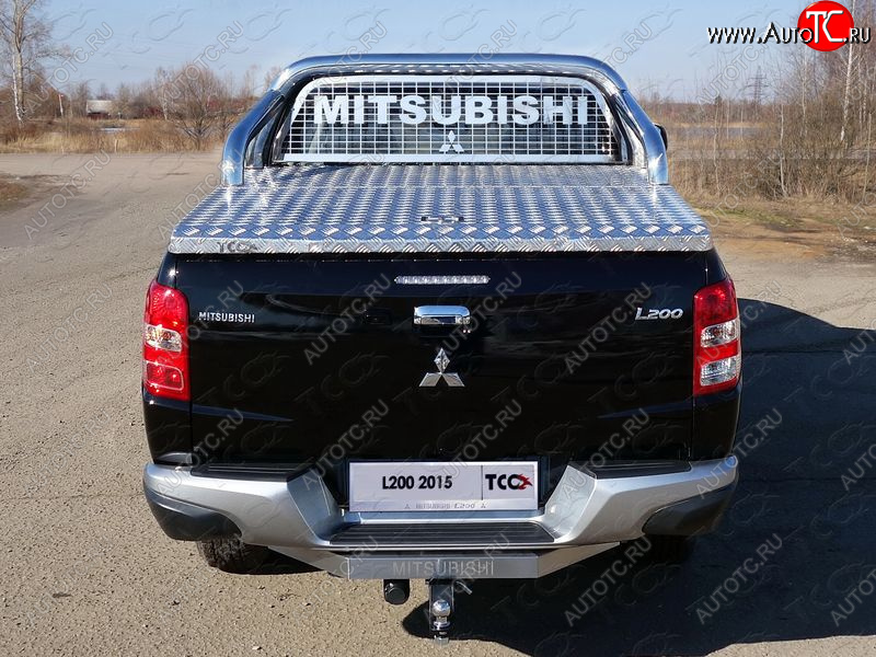 73 399 р. Крышка багажника (алюминий) TCC  Mitsubishi L200  5 KK,KL (2018-2022) рестайлинг  с доставкой в г. Набережные‑Челны