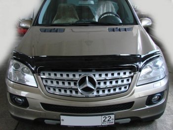 Дефлектор капота SIM Mercedes-Benz ML class W164 дорестайлинг (2005-2008)