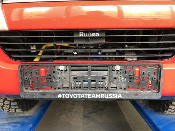 22 349 р. Площадка под лебёдку РИФ (в штатный бампер) Toyota Fortuner AN160 дорестайлинг (2015-2020)  с доставкой в г. Набережные‑Челны. Увеличить фотографию 4