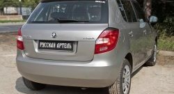 1 209 р. Реснички на фонари RA Skoda Combi универсал (2010-2013) (Неокрашенные)  с доставкой в г. Набережные‑Челны. Увеличить фотографию 2