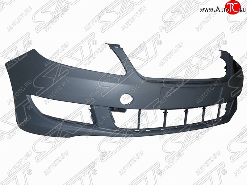 6 349 р. Передний бампер SAT  Skoda Fabia  Mk2 (2010-2014) хэтчбэк рестайлинг (Неокрашенный)  с доставкой в г. Набережные‑Челны