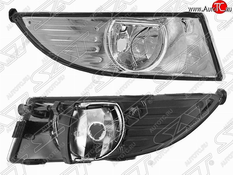 1 589 р. Правая противотуманная фара SAT (под одну лампу) Skoda Fabia Mk2 универсал рестайлинг (2010-2014)  с доставкой в г. Набережные‑Челны