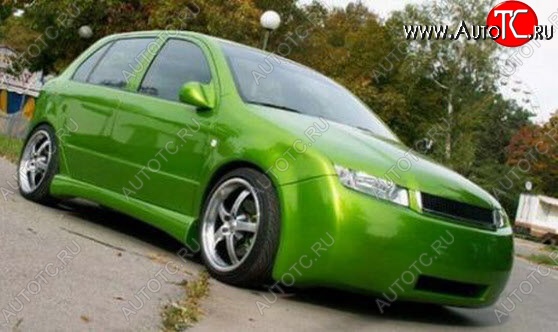 25 699 р. Передний бампер F1 Skoda Fabia Mk1 седан рестайлинг (2004-2008)  с доставкой в г. Набережные‑Челны