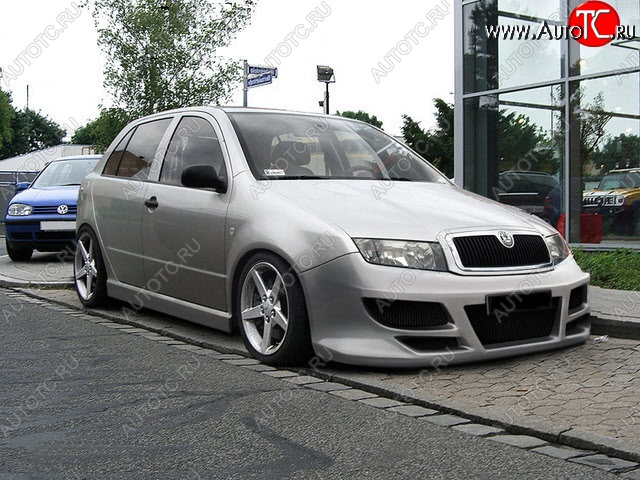 25 699 р. Передний бампер Weber Sport Skoda Fabia Mk1 седан рестайлинг (2004-2008)  с доставкой в г. Набережные‑Челны