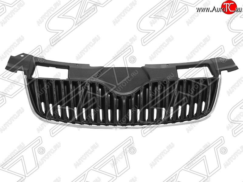 3 599 р. Решётка радиатора SAT Skoda Fabia Mk2 универсал дорестайлинг (2007-2010) (Неокрашенная)  с доставкой в г. Набережные‑Челны