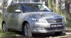 1 999 р. Защитная сетка решетки переднего бампера РА Skoda Fabia Mk2 универсал рестайлинг (2010-2014)  с доставкой в г. Набережные‑Челны. Увеличить фотографию 3