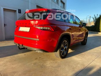 22 699 р. Фаркоп Aragon.(шар V) Skoda Kodiaq NU7 дорестайлинг (2017-2021)  с доставкой в г. Набережные‑Челны. Увеличить фотографию 7