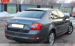 4 649 р. Козырёк на заднее стекло RS Skoda Octavia A7 дорестайлинг лифтбэк (2012-2017) (Неокрашенный)  с доставкой в г. Набережные‑Челны. Увеличить фотографию 5