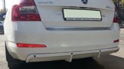 5 999 р. Накладка на задний бампер CT Skoda Octavia A7 дорестайлинг лифтбэк (2012-2017) (Неокрашенная)  с доставкой в г. Набережные‑Челны. Увеличить фотографию 3