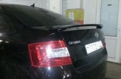 3 699 р. Лип спойлер RS Style Skoda Octavia A7 рестайлинг лифтбэк (2016-2020) (Неокрашенный)  с доставкой в г. Набережные‑Челны. Увеличить фотографию 3