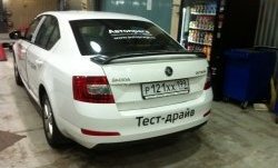 2 649 р. Спойлер LitCompany Skoda Octavia A7 рестайлинг лифтбэк (2016-2020) (Неокрашенный)  с доставкой в г. Набережные‑Челны. Увеличить фотографию 7