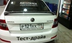 2 649 р. Спойлер LitCompany Skoda Octavia A7 рестайлинг лифтбэк (2016-2020) (Неокрашенный)  с доставкой в г. Набережные‑Челны. Увеличить фотографию 6