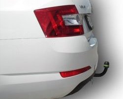 57 799 р. Фаркоп Лидер Плюс.  Skoda Octavia  A7 (2012-2020) дорестайлинг лифтбэк, рестайлинг лифтбэк (Без электропакета)  с доставкой в г. Набережные‑Челны. Увеличить фотографию 3