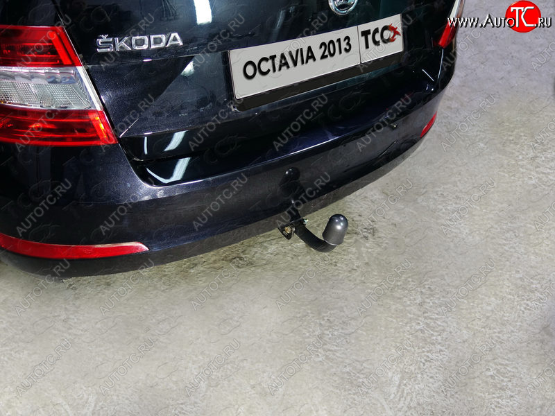 13 399 р. Фаркоп (тягово-сцепное устройство) TCC Skoda Octavia A7 дорестайлинг лифтбэк (2012-2017) (Оцинкованный, шар A )  с доставкой в г. Набережные‑Челны