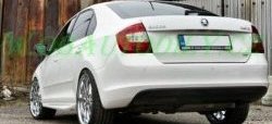 6 249 р. Пороги накладки CT Skoda Rapid NH3 дорестайлинг лифтбэк (2012-2017) (Неокрашенные)  с доставкой в г. Набережные‑Челны. Увеличить фотографию 5